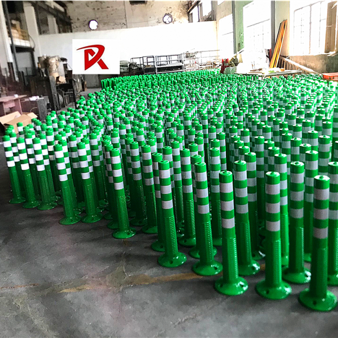 Segnale di parcheggio a molla Sicurezza stradale Segnale di parcheggio a filo a vite in PU flessibile Segnale di parcheggio 10