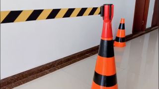 Topper per cintura a cono stradale 5m Barriera retrattile 3m