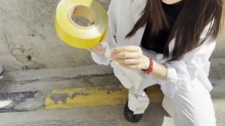 Guida all'installazione facile del nastro segnaletico stradale durevole