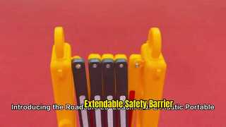 La recinzione di sicurezza in HDPE alta 97 cm si estende per 255 cm