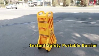 Soluzione di sicurezza per barriera stradale pieghevole ROADSAFE da 3900 mm