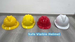 Casco di sicurezza resistente, leggero e visibile