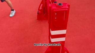 Barriera di sicurezza in plastica larghezza massima 2.300 mm